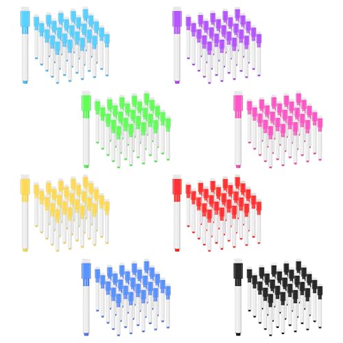 200 Pieces Magnetic Dry Erase Markers with Eraser Cap Whiteboard Markers Bulk Dry Erase Pens for Office School Supplies