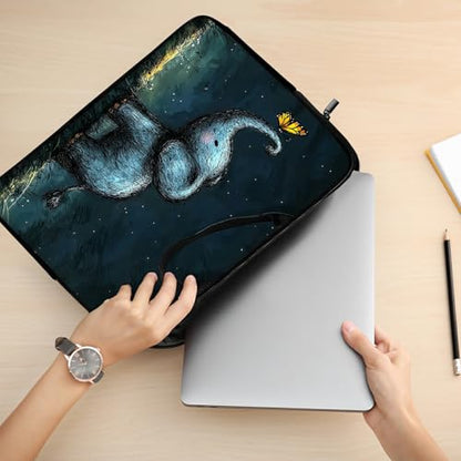 10" Laptop Sleeve with Handle, Baby Elephant Water‑Resistant Tabet Carrying Case for 11 inch iPad 2025/11" iPad Air M3/ 11" iPad Pro M5 M4/ 11" Galaxy Tab S9 S8 / Lenovo Tab M11 - color: Baby Elephant, size: 10-11 inch Devices