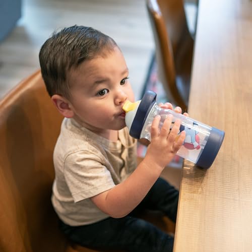 The First Years Bluey Sip & See Toddler Water Bottle - Includes Floating Charm - Toddler Cups with Straw - 12 Oz - Ages 24 Months and Up - size: 12 Ounces