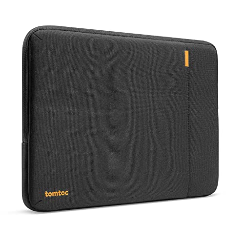 tomtoc 360 Protective Tablet Sleeve for 13-inch iPad Air 2026 (M4/M3/M2), iPad Pro 13-inch (M5/M4), 12.9-inch iPad Pro (6th/5th/4th/3rd Generation) with Magic Keyboard, Water-Resistant iPad Case Bag - color: Black, size: 12.9-13 Inch for iPad Pro/Air
