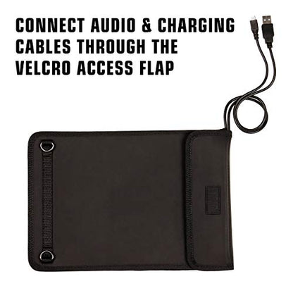 USA GEAR 10" Tablet Case Sleeve, Designed in the U.S., with Open Front & Shoulder Strap – Compatible with iPad 10.2 9th Gen, Samsung Galaxy Tab A 10.1, Tab S6 Lite, and More 10" Tablets