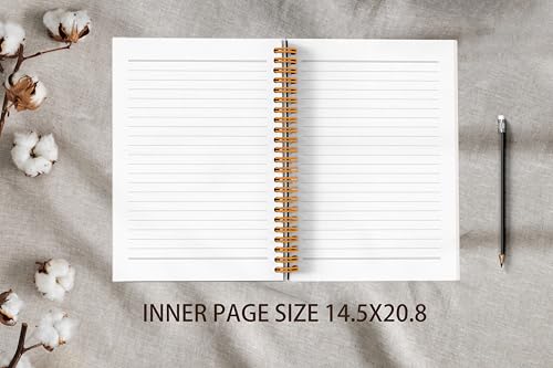 VNWEK SLP Speech Language Pathology Spiral Notebook Journal 5.5x8.3 Inch, Speech Therapy Gifts Journal for Therapist, Boho Rainbow Mental Health Lined Hardcover Spiral Notebook - color: lz-notebook-4