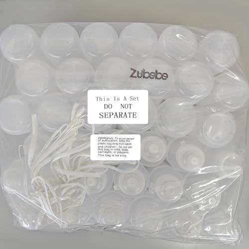 Zubebe 36 Pcs Sports Water Bottles Bulk Squeeze Reusable Plastic Water Bottles Back to School Supplies Summer Gifts for Students School Travel Hiking Cycling Event Team Gift - color: Clear White