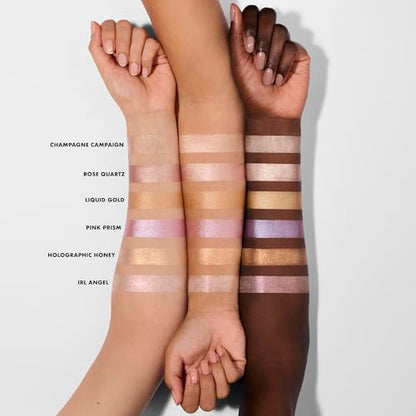 e.l.f. Halo Glow Highlight Beauty Wand, Liquid Highlighter Wand For Luminous, Glowing Skin, Buildable Formula, Vegan & Cruelty-free,Champagne Campaign - color: Champagne Campaign