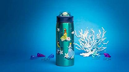 Zak Designs Disney Princess 19 oz Leak-Proof Kids Water Bottle With Straw - color: Disney Princess