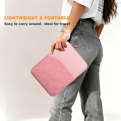 Lacdo Tablet Sleeve Case for 13 inch New iPad Air M4 M3 M2 2026-2024, 13" iPad Pro M5 M4 2025-2024, 12.9 inch iPad Pro 6 5 4 3 with Magic Keyboard Smart Keyboard Folio, ipad pro 13 inch Sleeve, Pink - color: Pink, size: 12-13 Inch