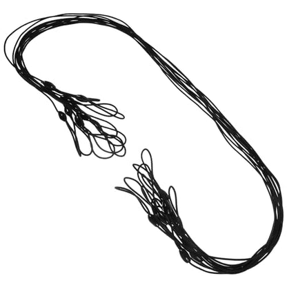 HOMSFOU 10 Pack Elastic Stylus Lanyard, Coil Spring Anti-Loss Strap for Tablet Touchscreen Stylus, Flexible Plastic Cord for Drawing, Office and School Use