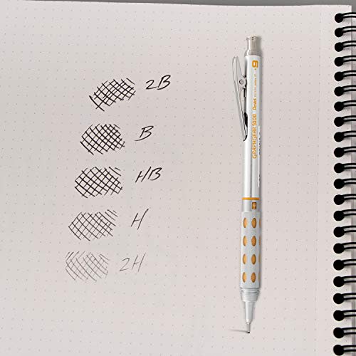 Pentel Super Hi-Polymer Lead Refill, 0.9mm Thick, 2H, 180 Pieces of Lead (50-9-2H) - style: 2H Lead