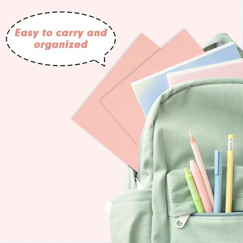 Two Pocket Folders, RAZCC 30 Pack File Folders with Pockets Fit Letter Size Paper, Thick Paper File Folder for School Office Business Home (Pink) - color: Pink