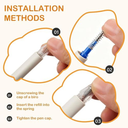 16Pcs 0.7mm Blue Erasable Gel Ink Pen Refills Compatible with Frixion | for Friction, Replaceable Medium Fine Point Clicker Refill Stationery - color: Blue 16pcs