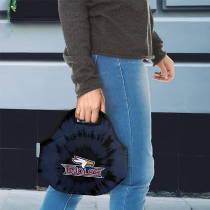 Campus Lab Texas A&M University Tie-Dye Soft Neoprene Lunch Bag, Insulated - color: A&M–Texarkana Eagles