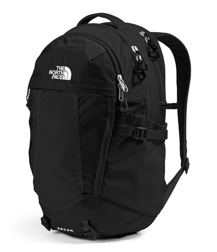 The North Face Women's Recon Everyday Laptop Backpack - Commuter Travel Bag, 18" Laptop Sleeve, Water-Repellent, TNF Black/TNF Black-NPF, One Size - color: Tnf Black/Tnf Black-npf