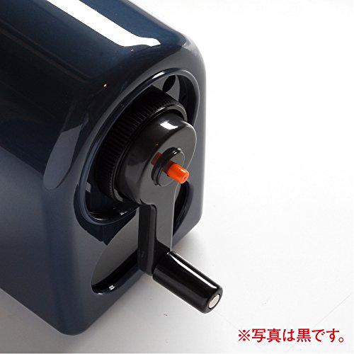 Uni KH-20 Hand Crank Wooden Pencil Sharpener - Blue (japan import) - color: Blue