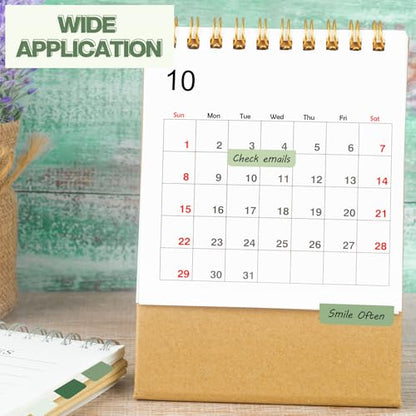 300 Pcs Sticky Index Book Tabs Bible Tabs Gradient Repositionable Page Tab Labels for Notebooks File Classification(Sage Green) - color: Sage Green
