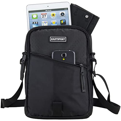 Eastsport (2 for 1) Universal Commuter Backpack w/Matching Shoulder Bag - Black