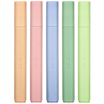 BLIEVE Bible Highlighters No Bleed Through, Chisel Tip, 5 Pack - color: EARTHY