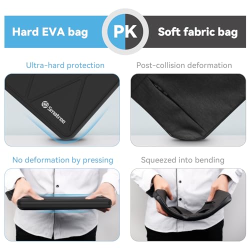 Smatree Hard EVA Protective Sleeve Compatible for 12.2 inch Acer Chromebook Spin 312, 11.6 inch Acer Chromebook 311, TravelMate B3 TMB311-33-C3FM, TravelMate Spin B3 11 TMB311RN-33 2 in 1 Bag (X8019) | Compatible for Acer Chromebook 311, TravelMate B3 TMB