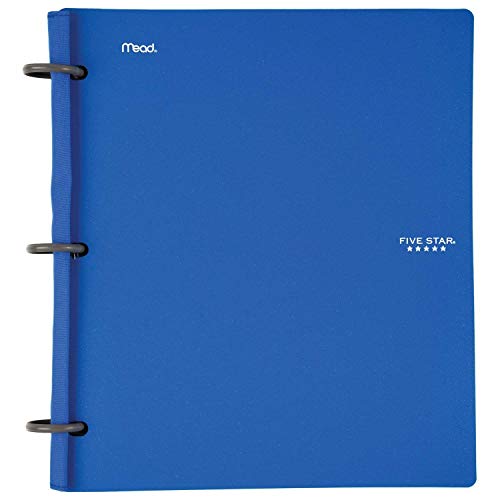 Five Star Flex NoteBinder - 1 Inch Capacity, 11.5 x 11 Inches, Notebook and Binder All-in-One - 2 Pack - Multi Colored