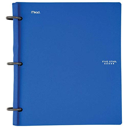 Five Star Flex NoteBinder - 1 Inch Capacity, 11.5 x 11 Inches, Notebook and Binder All-in-One - 2 Pack - Multi Colored