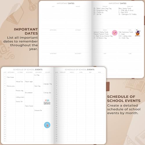 Clever Fox Teacher Planner, School & Homeschool Book, B5 Size Rose Gold | Undated, 7x10, lay-flat binding, heavy-duty hardcover, teacher lesson weekly & daily planner, homeschool supplies - color: Rose Gold, size: Smaller than A4 (7″ x 10″)
