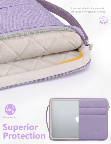 HYZUO 13 Inch Laptop Case Sleeve Bag for MacBook Air 13 M5 A3449 M4 M3 M2 M1 2026-2018, 13" MacBook Neo 2026 A3404, MacBook Pro 13 M2 M1 2026-2016, iPad Air/Pro 13, Surface Pro, XPS 13, Lilac Purple - color: Lilac Purple, size: 13 Inch