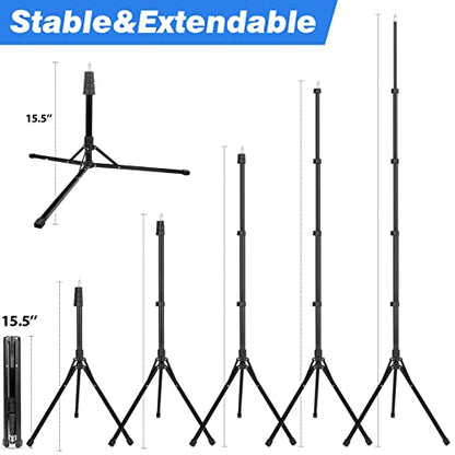 UBeesize 67-in iPad Tripod Stand, 360 Rotating Tablet Mount & Phone Holder, Compatible with 9.9-15.7 Inches Tablets - size: 67-in