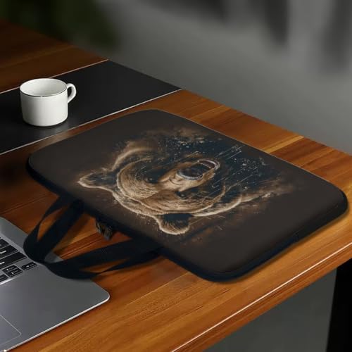 Computer Shoulder Bags for Laptops Laptop Briefcases Casual Business Briefcase - color: Bear, size: 12inch