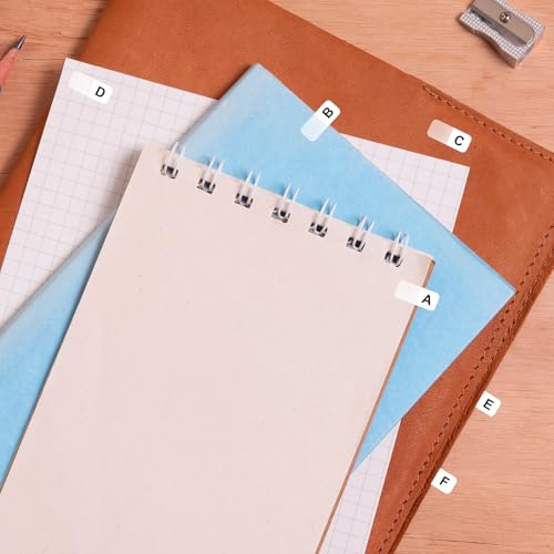 208Pcs Alphabetical Tabs for Notebooks, Ymapinc ABC Alphabet Stickers, Self-Adhesive A-Z Sticky Index Annotation Tabs, Book Reading Tab for Annotating Books, Page/Adhesive Tab for Dictionary/Files