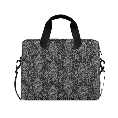 Skull Print Laptop Case 15.6 inch Computer Bag | Waterproof Laptop Briefcase Laptop Bag for Women & Men - color: Color17