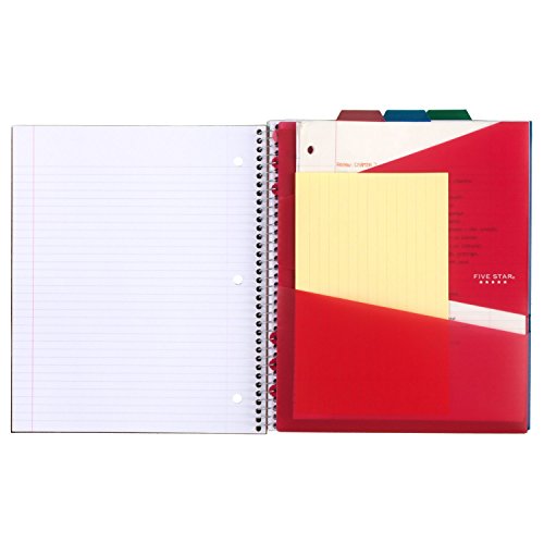 Five Star 2-Pocket Dividers, Tabbed, Colors Will Vary, 3 Pack (81210) - style: Two-Pocket