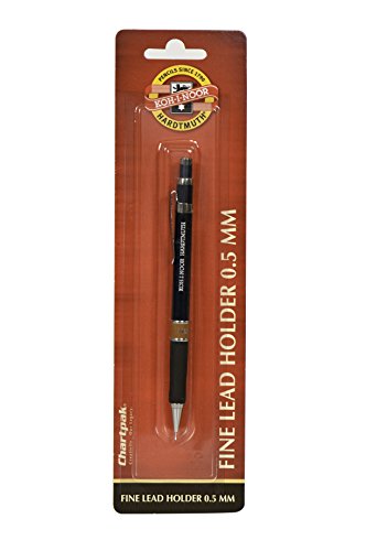 Koh-I-Noor Mephisto Mechanical Pencil, For Use With 0.5MM HB Lead, Black (Sold Separately), 1 Each (5035BC.5) - style: 1 Pack, Use with 0.5MM HB Lead Pencil