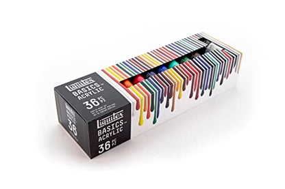 Liquitex BASICS Acrylic Paint Set, 36 x 22ml (0.74-oz) Tube Paint Set - style: 36 x 22ml (0.74-oz)