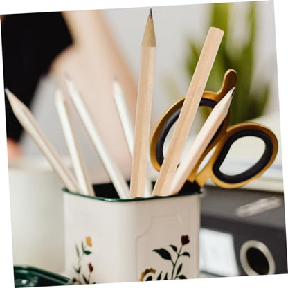 30pcs Natural Wooden Hb Pencils for Writing Sketching Drawing Ergonomic Round Wood Handheld Pencils for Students Artists Beginners Multi Function Graphite