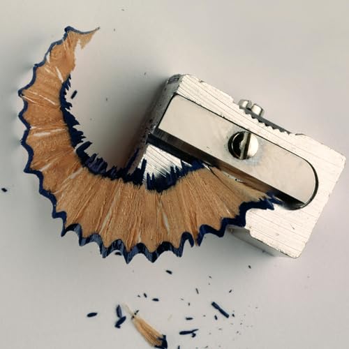 Pro Art Single Sharpener 2pc, Pencil Sharpener, Colored Pencil Sharpener Manual, Magnesium Sharpener, Manual Sharpeners Heavy Duty
