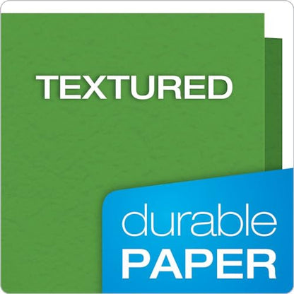 Oxford Twin Pocket Folders with Fasteners, Letter Size, Light Green, 25 per Box (57703) - color: Light Green, size: 25 Count