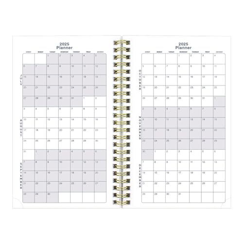 Blueline® Essential Academic Weekly/Monthly Planner, 13 Months, July 2025 to July 2026, Gold Twin-Wire Binding, Poly Cover, 8" x 5", Botanical Design, Yellow (CA114PM.01-26)