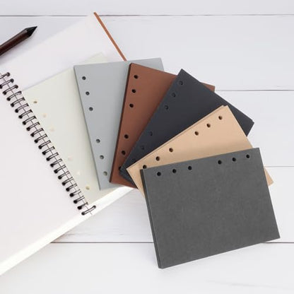 300 Sheets Blank Refill Paper for Planner Inserts with 6 Hole Punch, Tear Resistant and Versatile Use, for Daily Journaling and Travel Diaries in Loose Leaf Binder Notebooks