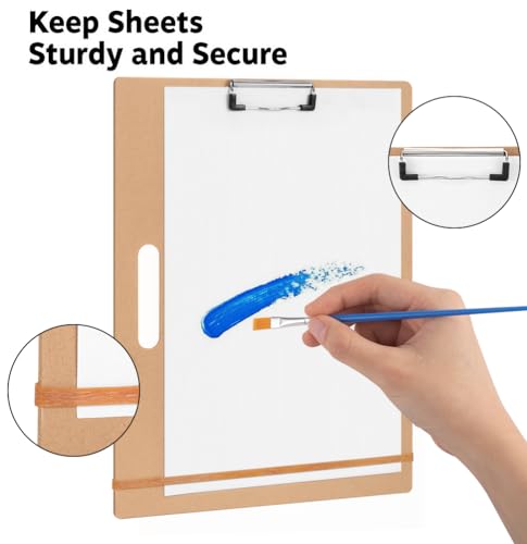 Sketch Board - 13" x 17" Portable Art Portable Drawing Board with Handle, Pack of 2 - size: 13"x17", 2 Pack