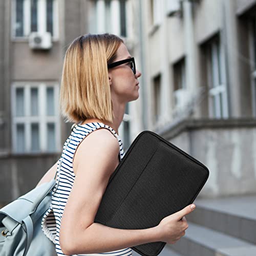 TiMOVO 9-11" Tablet Sleeve with Pocket for iPad A16 Tab, Black | Protective Sleeve with Front Pocket, Fits iPad 11" A16 2025, 10th Gen 10.9", 10.2", Air 11/5th/4th Gen, Tab A9+ 11" - color: Black