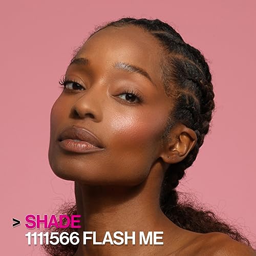 Wet n Wild MegaGlo Blushlighter, Blendable Blush & Highlighter Set, Shimmery Metallic Finish, Flash Me - color: 3- Flash Me