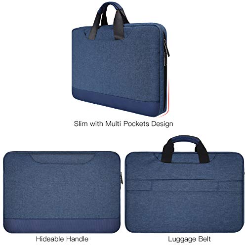 11.6 12.9 Inch Laptop Bag Men Women TSA Briefcase Sleeve for Macbook Neo 13 A18 Pro A3404, iPad Air 13 M4 M3 2026, 13" iPad Pro M5 M4, iPad 12.9", Acer Lenovo Dell Chromebook 11.6" Carrying Case, Blue - color: Blue, size: 11.6-12.9 Inch