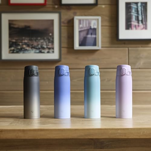 Zojirushi SM-VH60-AZ GoCafe Insulated Stainless Steel Mug, 20-Ounce (.60 liter), PFAS-free & BPA-free - color: Blue Ai, size: 20 Ounces