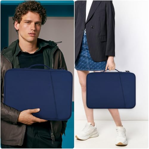 Laptop Carrying Sleeve Compatible with Apple MacBook Air 15 inch M5 M4 M3 M2 chip A3448 A3241 A3114 A2941 2026-2023,15" Microsoft Surface Laptop 6/5/4/3 Protective Case, Computer Traveling Bag- Blue - color: Blue, size: 15 Inch