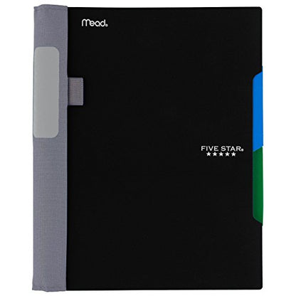 Five Star Advance Spiral Notebooks, 2 Subject, College Ruled Paper, 100 Sheets, 9-1/2" x 6", Black, Red, White, 3 Pack (38639) - color: 13 Traditional, size: Pack of 3