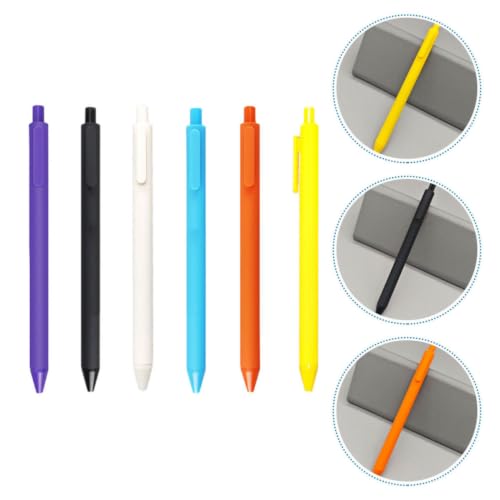 Ipetboom 12pcs Retractable Gel Pens with Quick Dry Liquid Ink and Comfortable Grip, Smooth Writing Pens for Exams and Study, Plastic Minimalist Design for Office, School, and Journaling