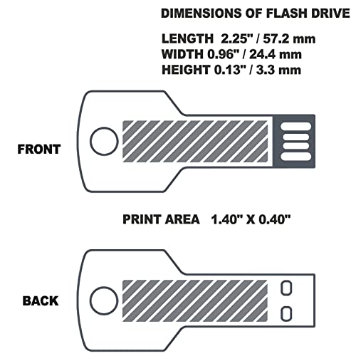 JBOS 32GB USB 3.0 Flash Drive,Key Shaped USB Drive with Laser Engraved Inspirational Quote, High-Speed Data Storage Memory Stick for Work, Study, Office, Gifts & Daily Use - size: 32GB-3.0