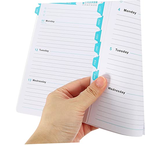 Academic Planner Notebook for Daily Scheduling Multi-function Spiral Calendar Notes Section Portable Organizer for Students and Professionals