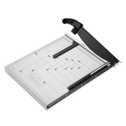 VEVOR Paper Cutter, 18 in Cut Length Guillotine Trimmer, 15-Sheet Capacity, Heavy-Duty Paper Cutter with Security Guard Rail/Blade Lock, Paper Trimmer for Cardstock, Cardboard, Home, Office & School