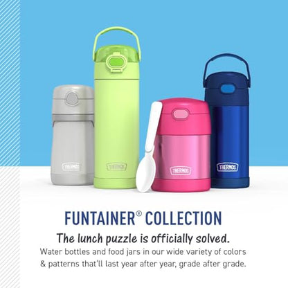 THERMOS Vacuum Insulated Stainless Steel 10oz Straw Bottle, PAW PATROL BOY - color: PAW PATROL BOY, size: 10 Ounces