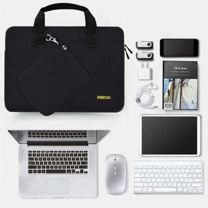 11.6 12.9 13 inch Elastic Laptop Sleeve with Small Case Compatible with 13 inch MacBook Neo Air Pro M5/M4/M3/M2/M1, iPad 13 12.9, XPS 13 and Most 11.6 12.9 13 inch Notebooks Tablets,B02K01 - color: B02k01, size: 11.6"-13"